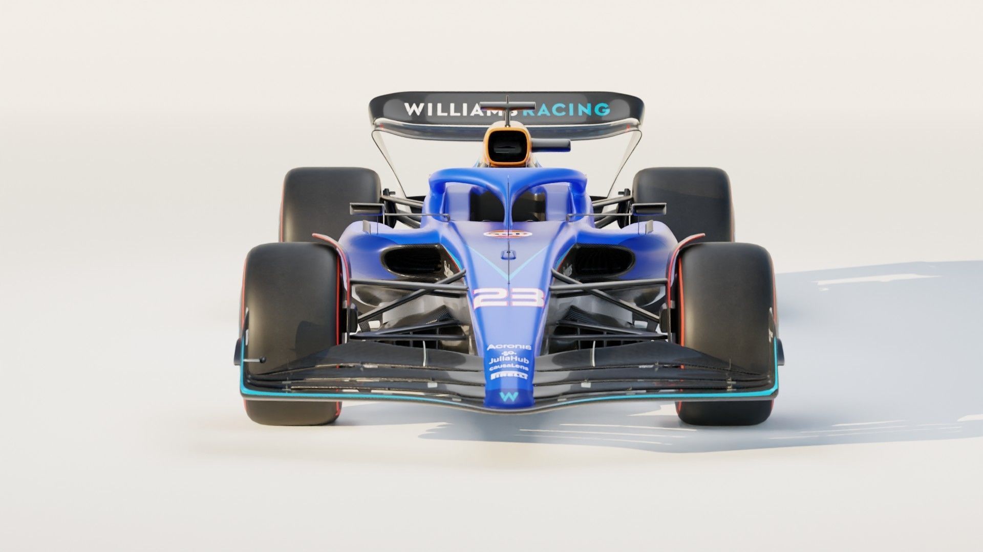 Williams FW45 3D model_4