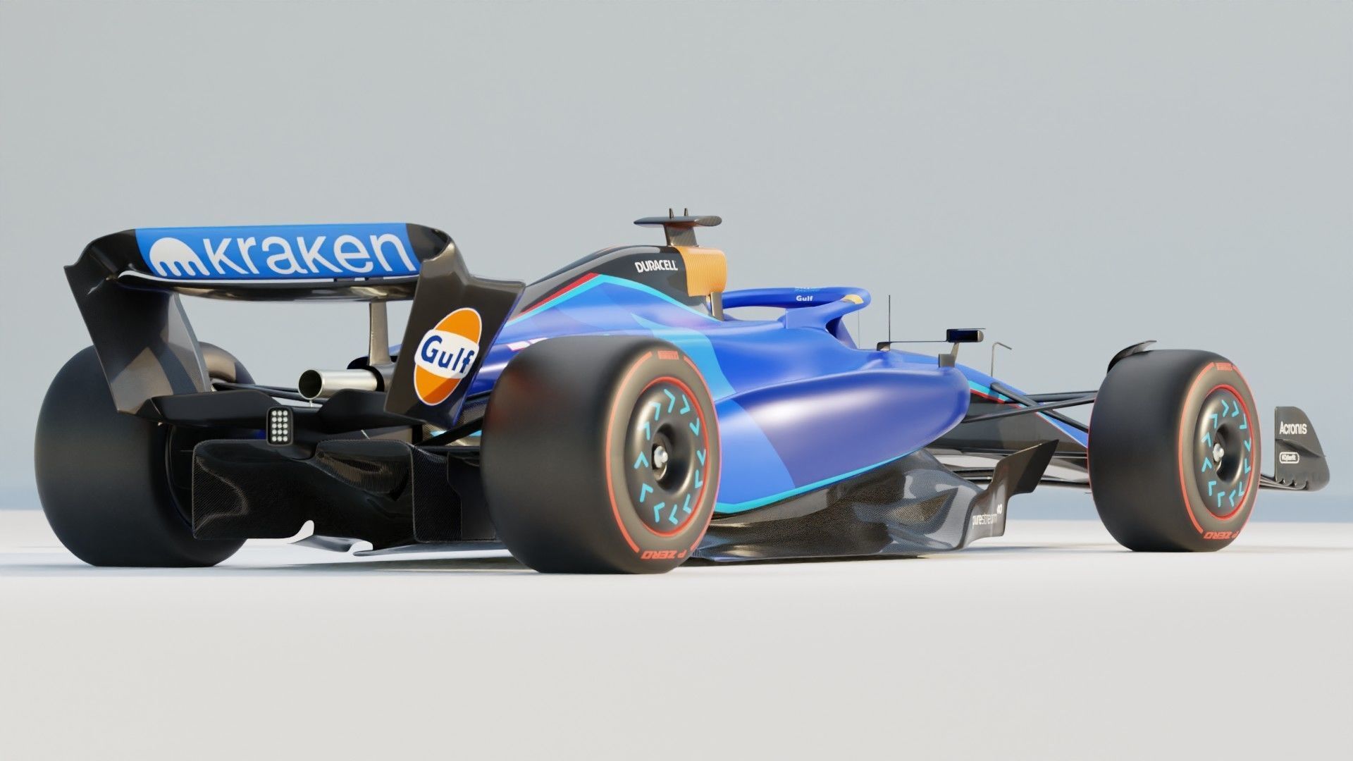 Williams FW45 3D model_10