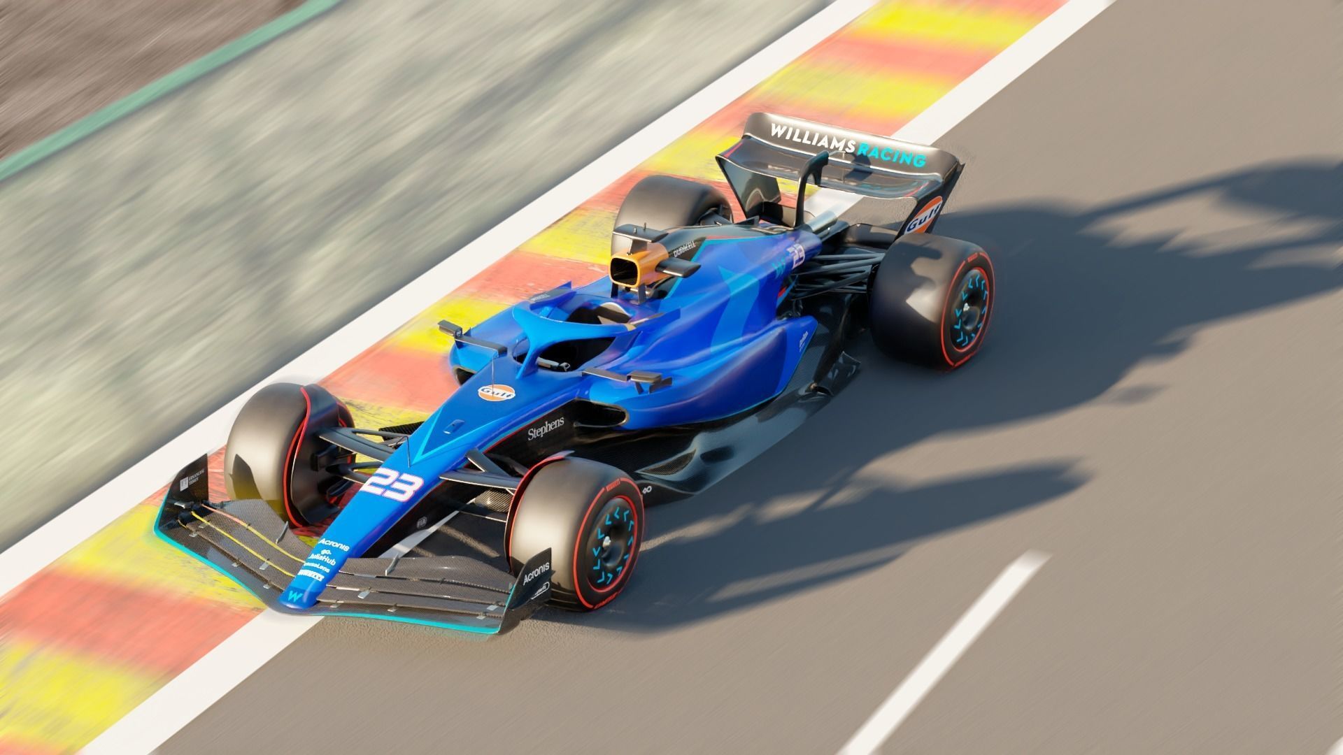 Williams FW45 3D model_2