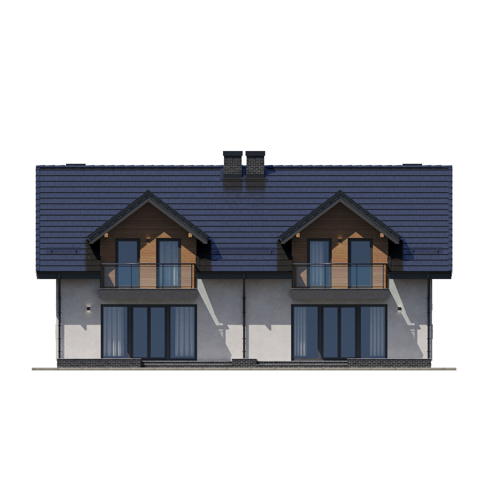 Cottage V9 3D model_6