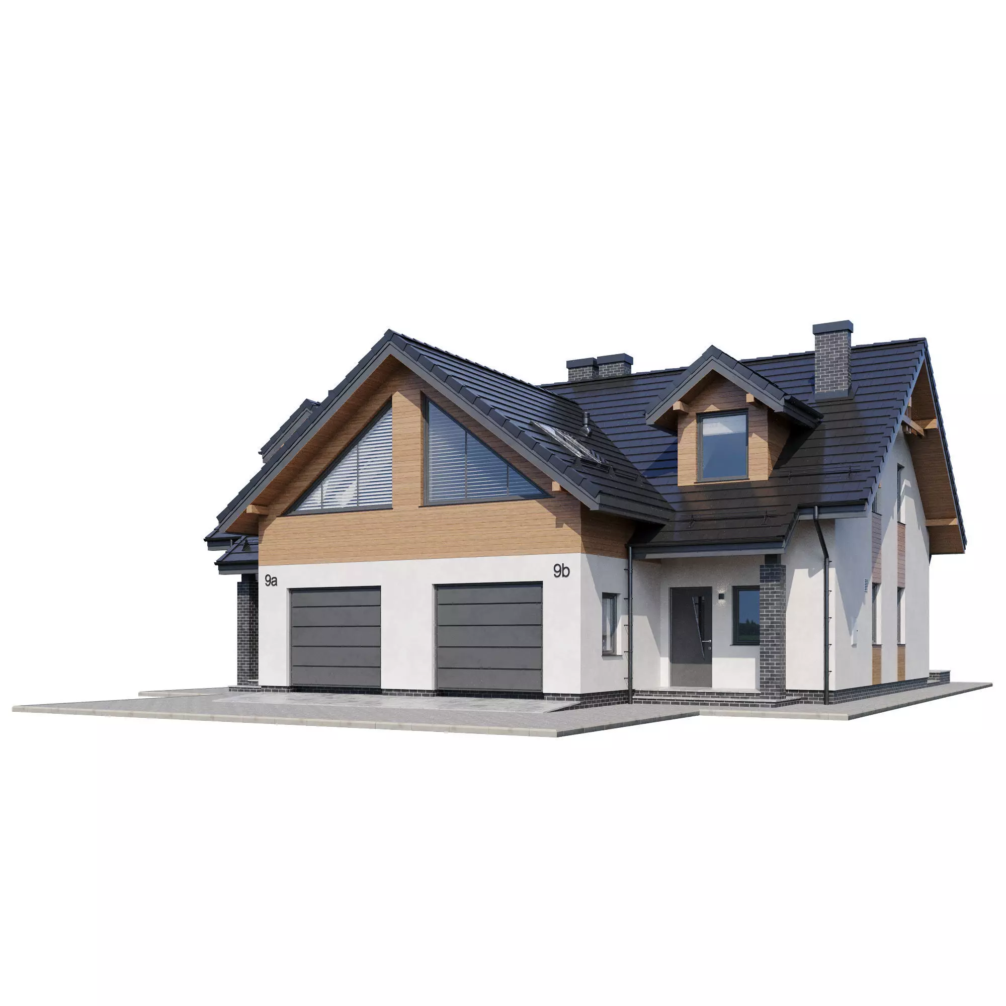 Cottage V9 3D model_0