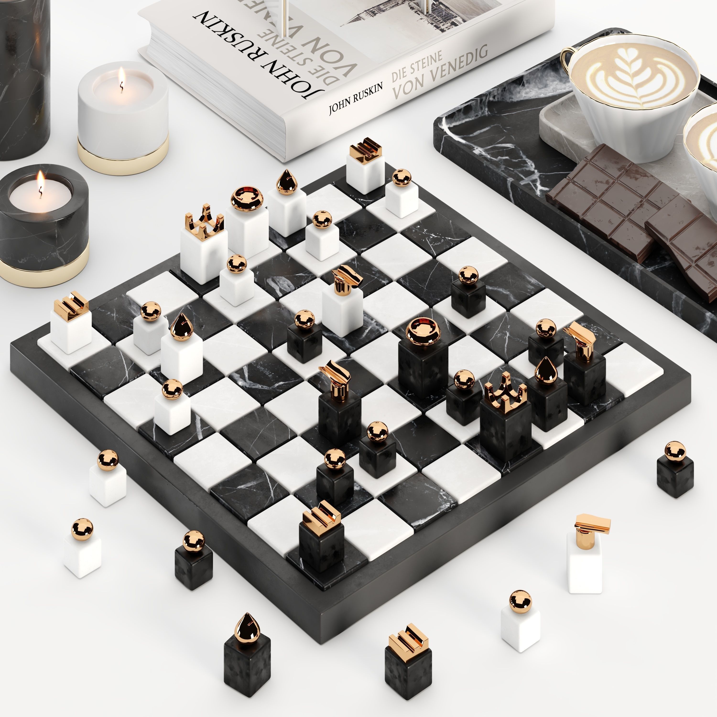 Decoraive set 02 3D model_2