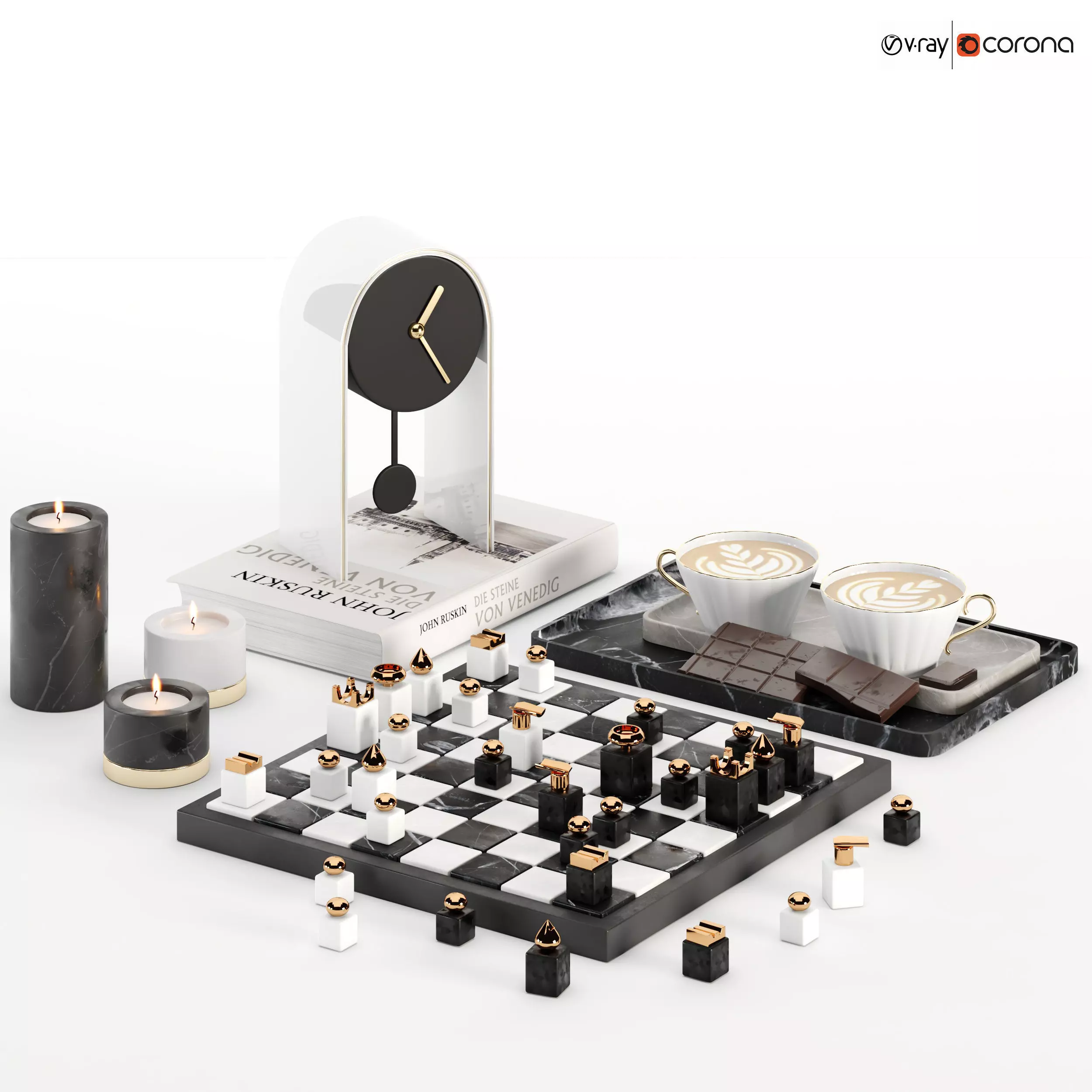 Decoraive set 02 3D model_0