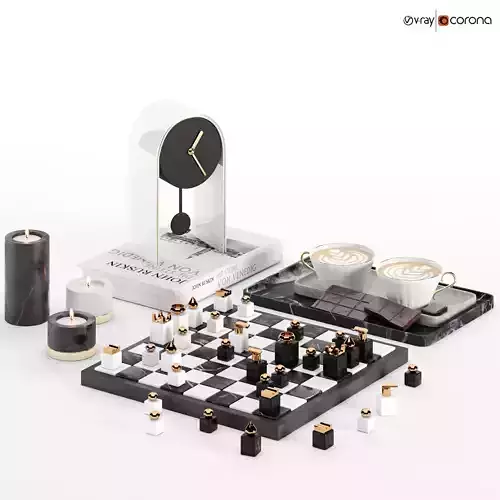 Decoraive set 02 3D model