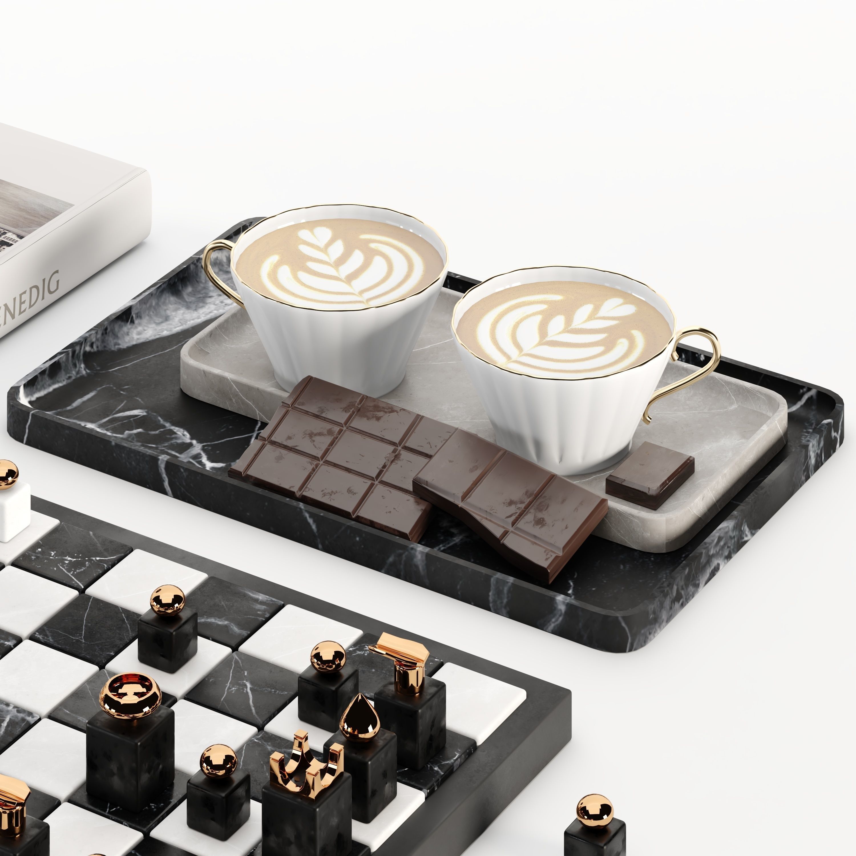 Decoraive set 02 3D model_1