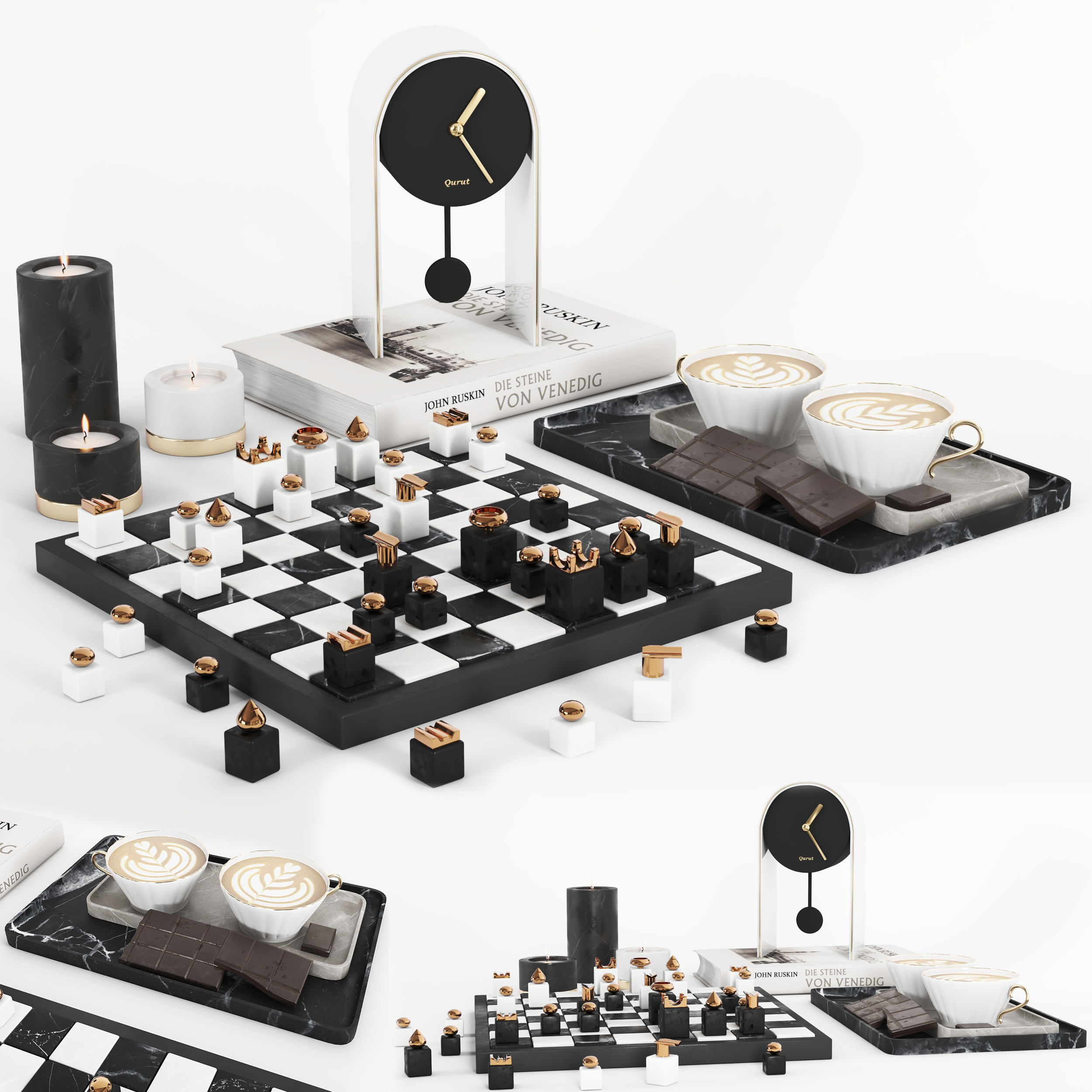 Decoraive set 02 3D model_8