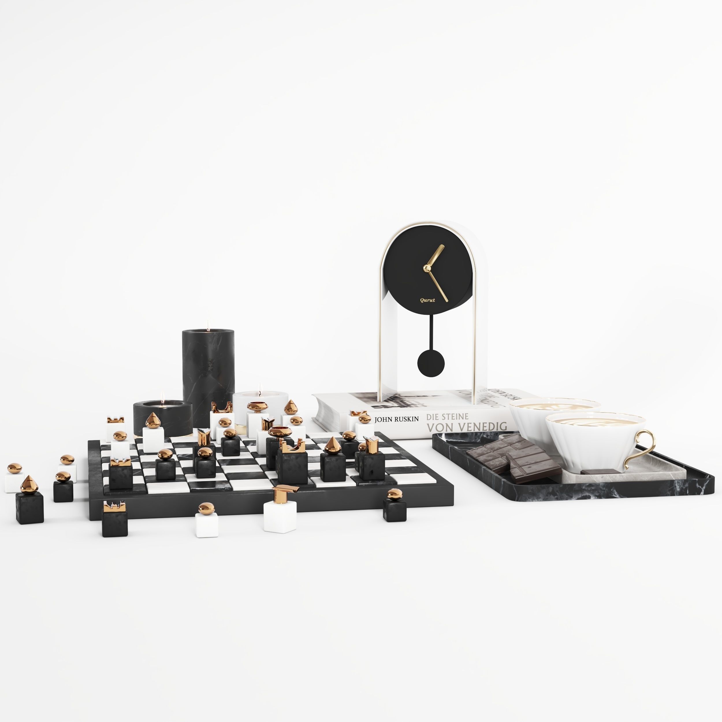 Decoraive set 02 3D model_7