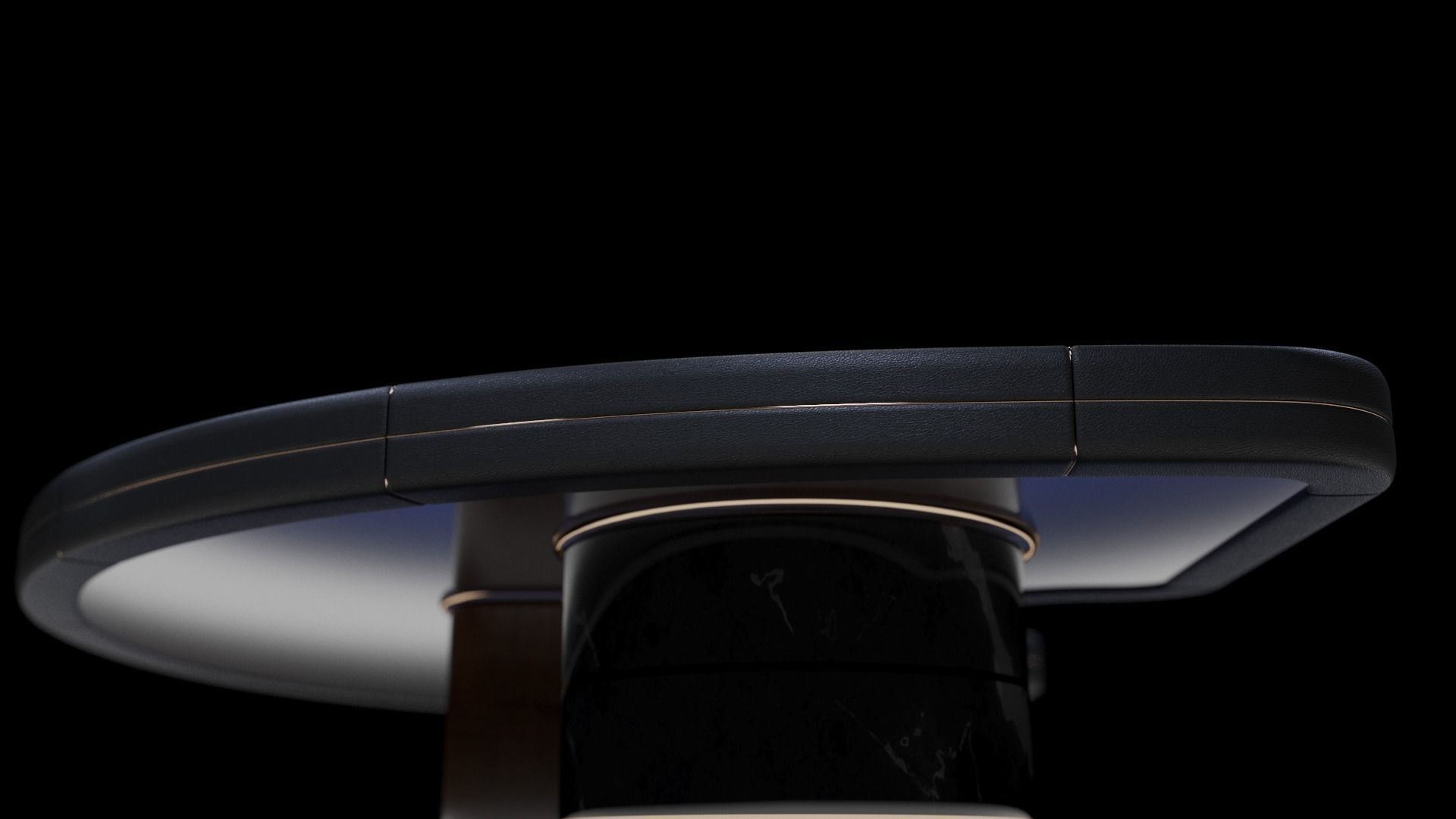 Casino Baccarat Table 3D model_3