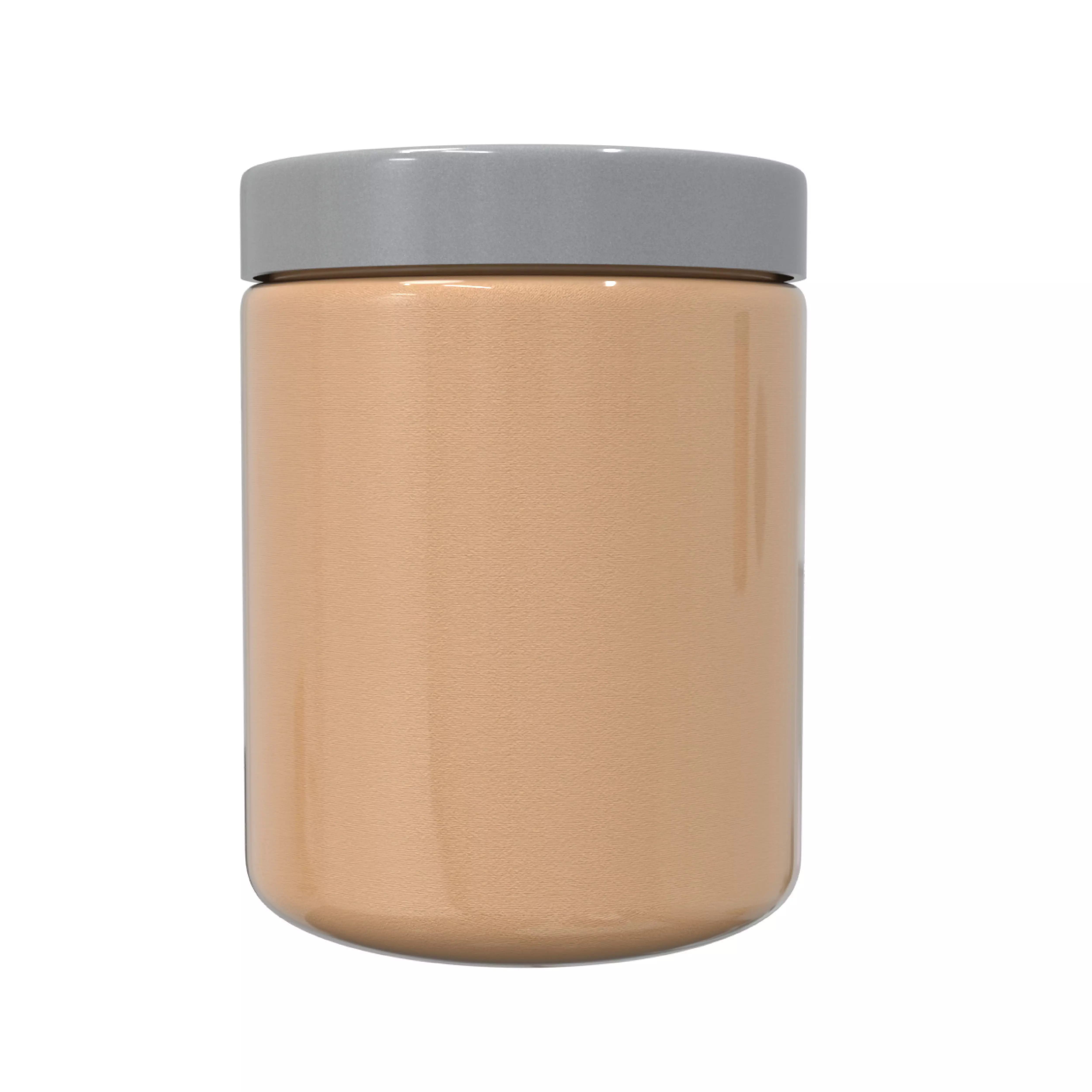 Smoothie or Protein Jar Bottle with 3D product Mockup 3D model_0