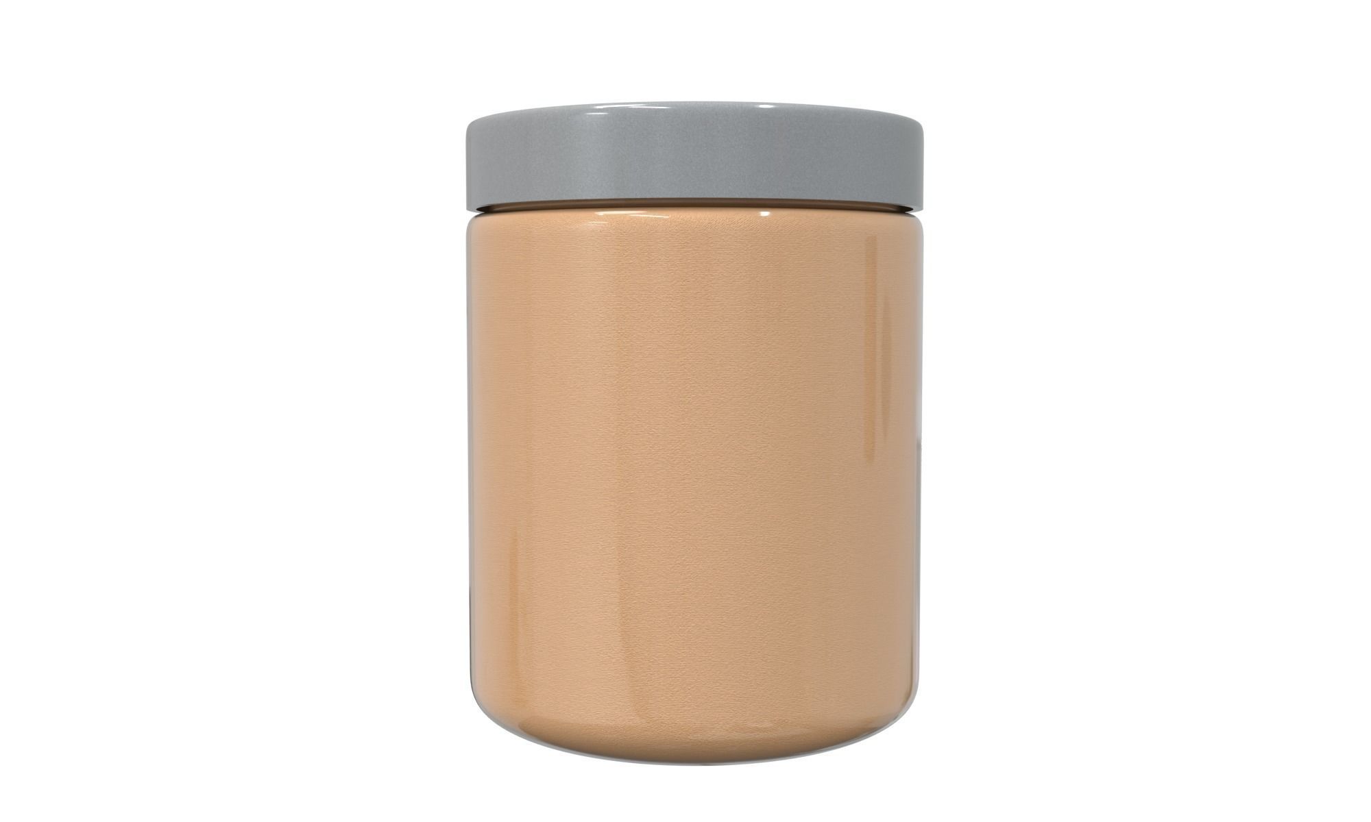 Smoothie or Protein Jar Bottle with 3D product Mockup 3D model_4