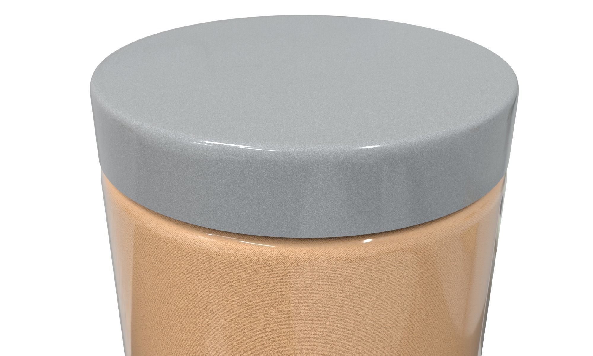 Smoothie or Protein Jar Bottle with 3D product Mockup 3D model_3