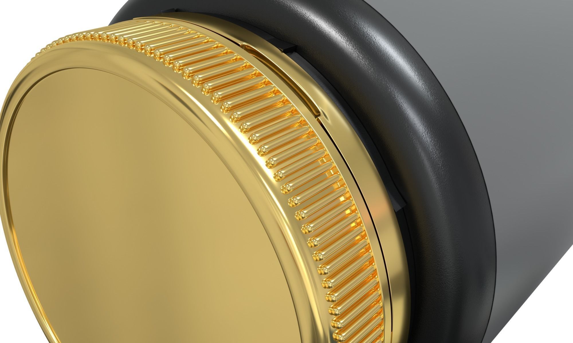 Black Protein Jar Bottle with 3D Product Mockup 3D model_4