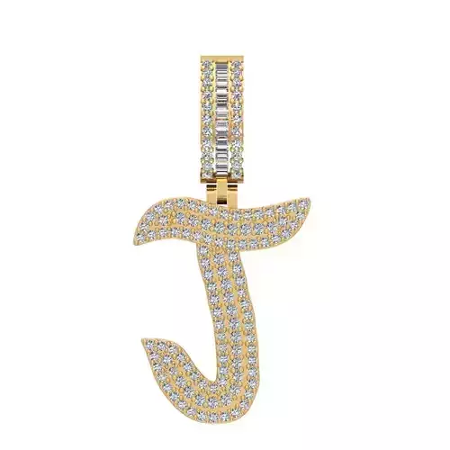 HIP HOP J PENDANT