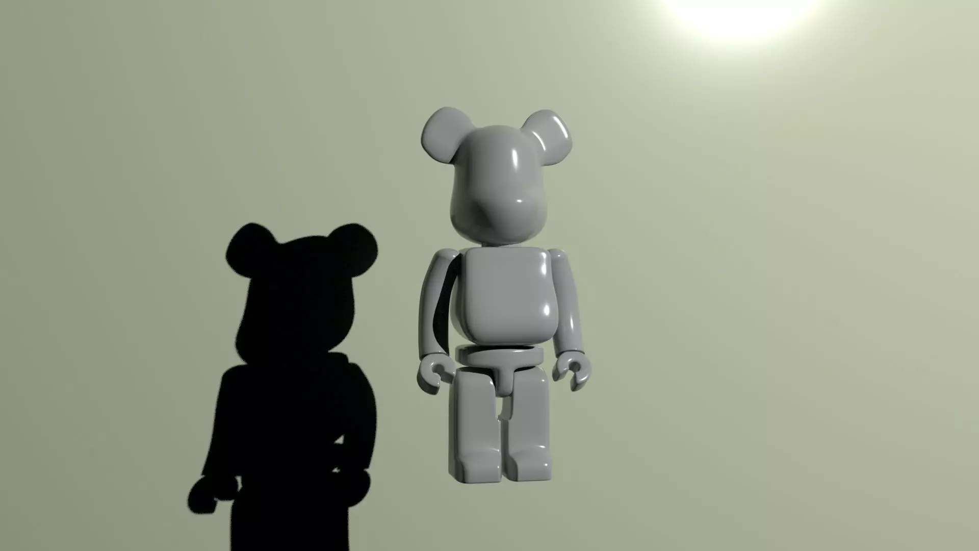 bearbrick 3D model 3Dprint 3D print model_0
