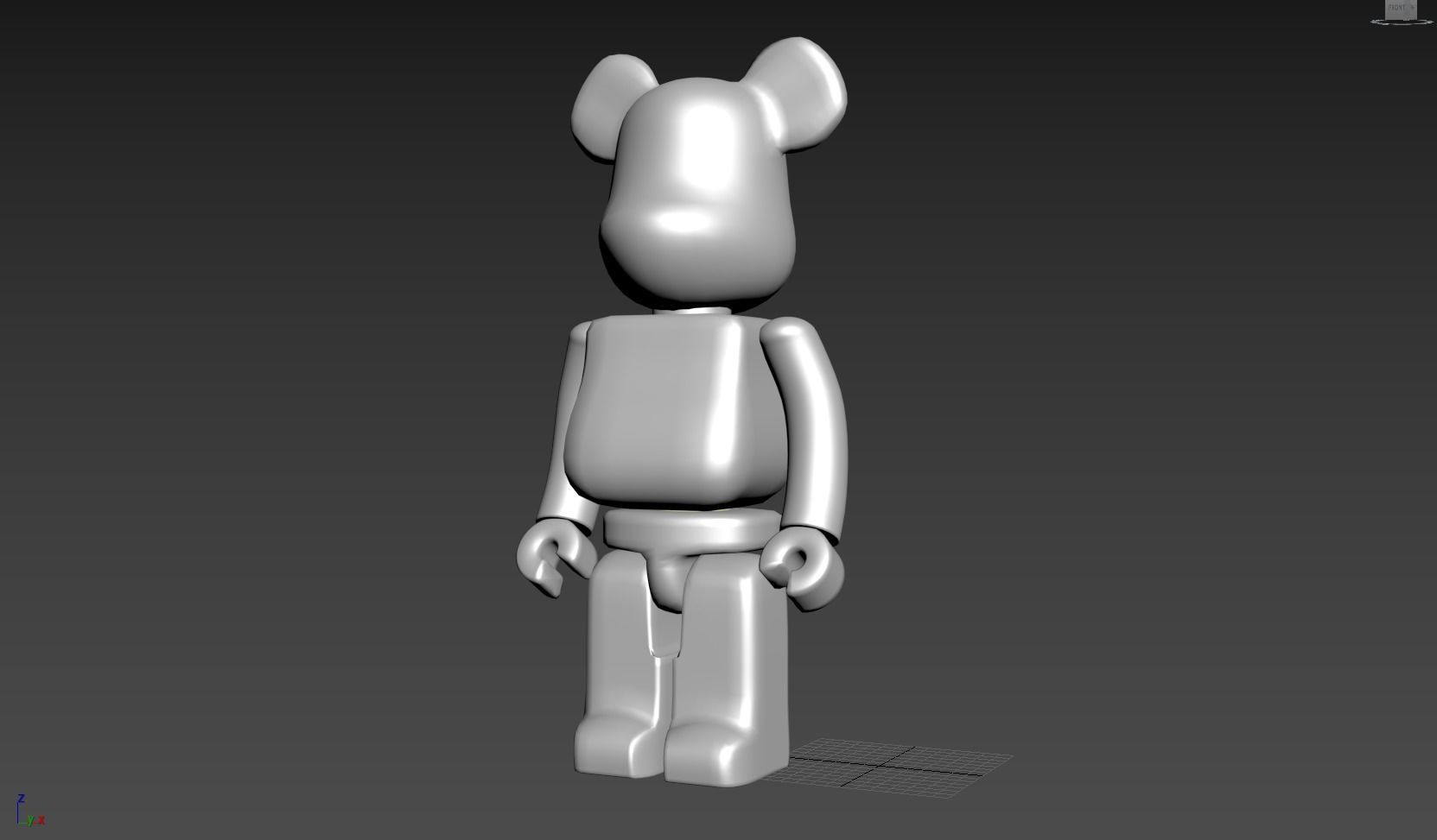 bearbrick 3D model 3Dprint 3D print model_1
