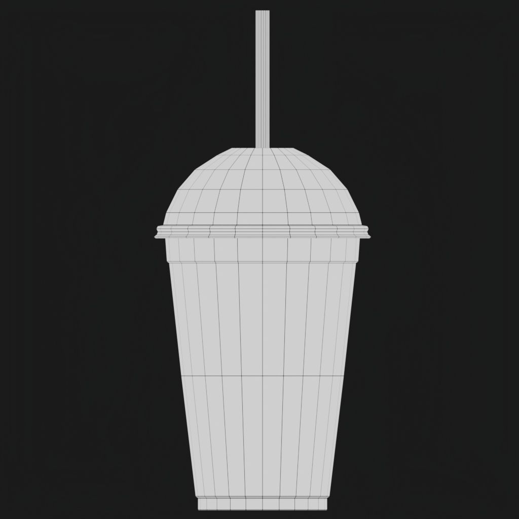 The McDonalds Grimace Shake Low-poly 3D model_7