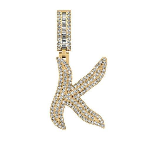 HIP HOP K PENDANT 3D print model