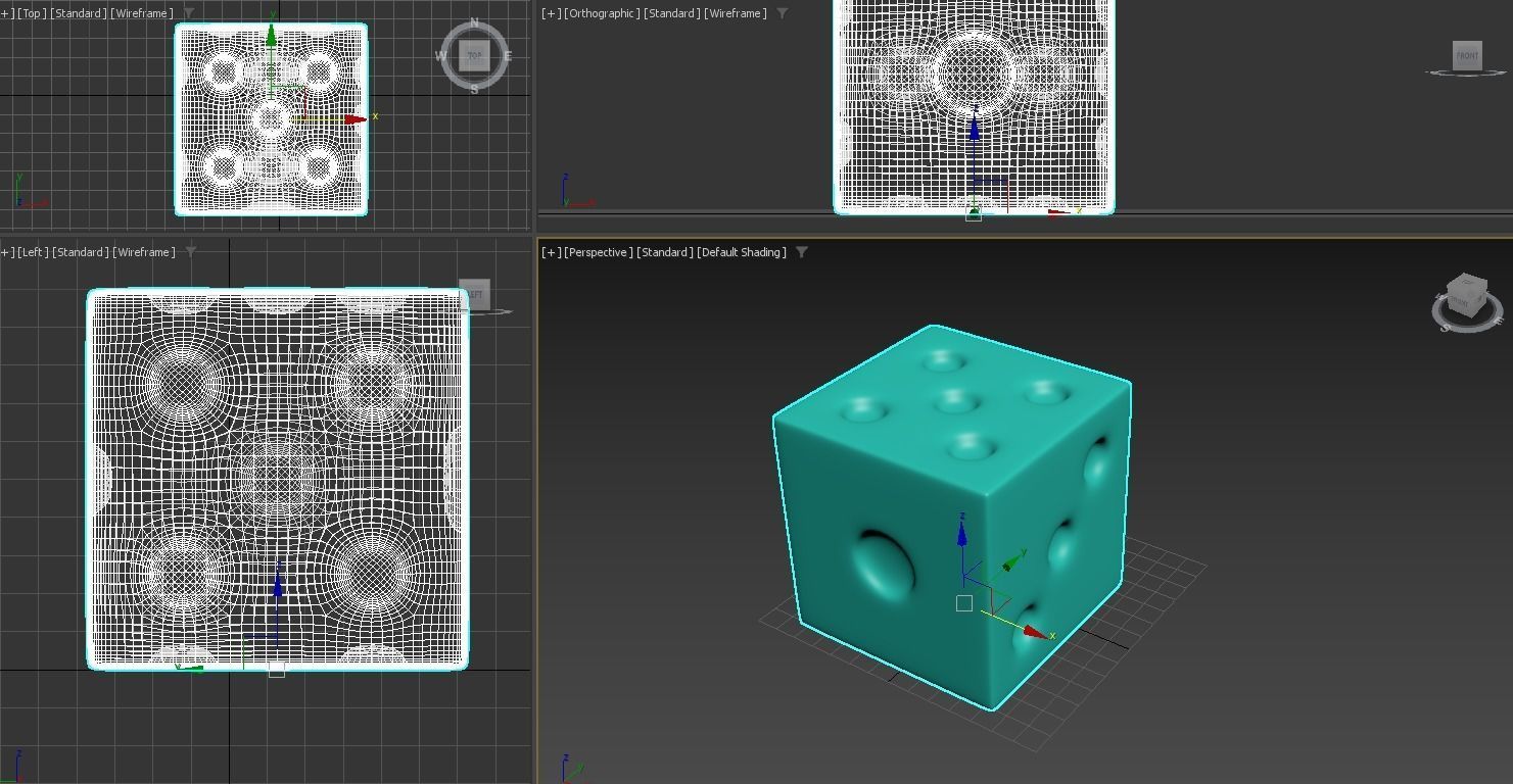Dice 3D print 3D print model_10