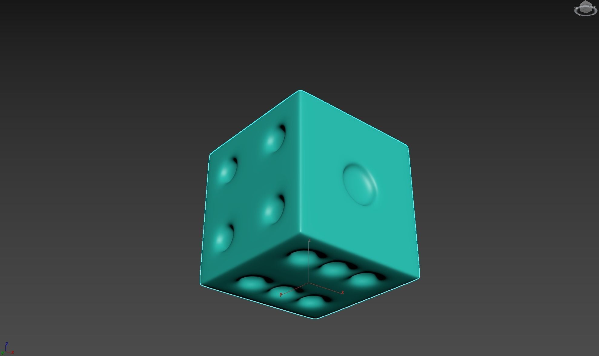 Dice 3D print 3D print model_4
