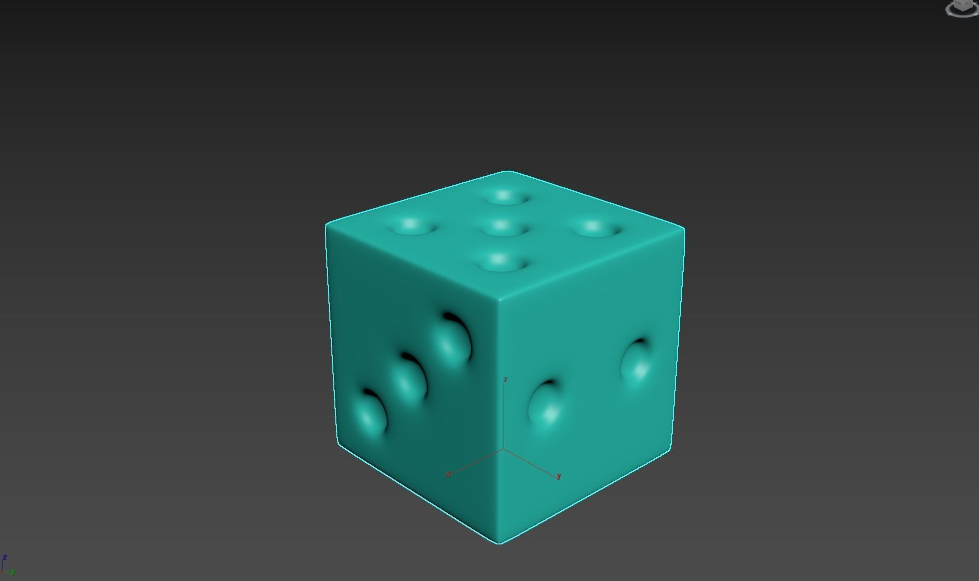 Dice 3D print 3D print model_8