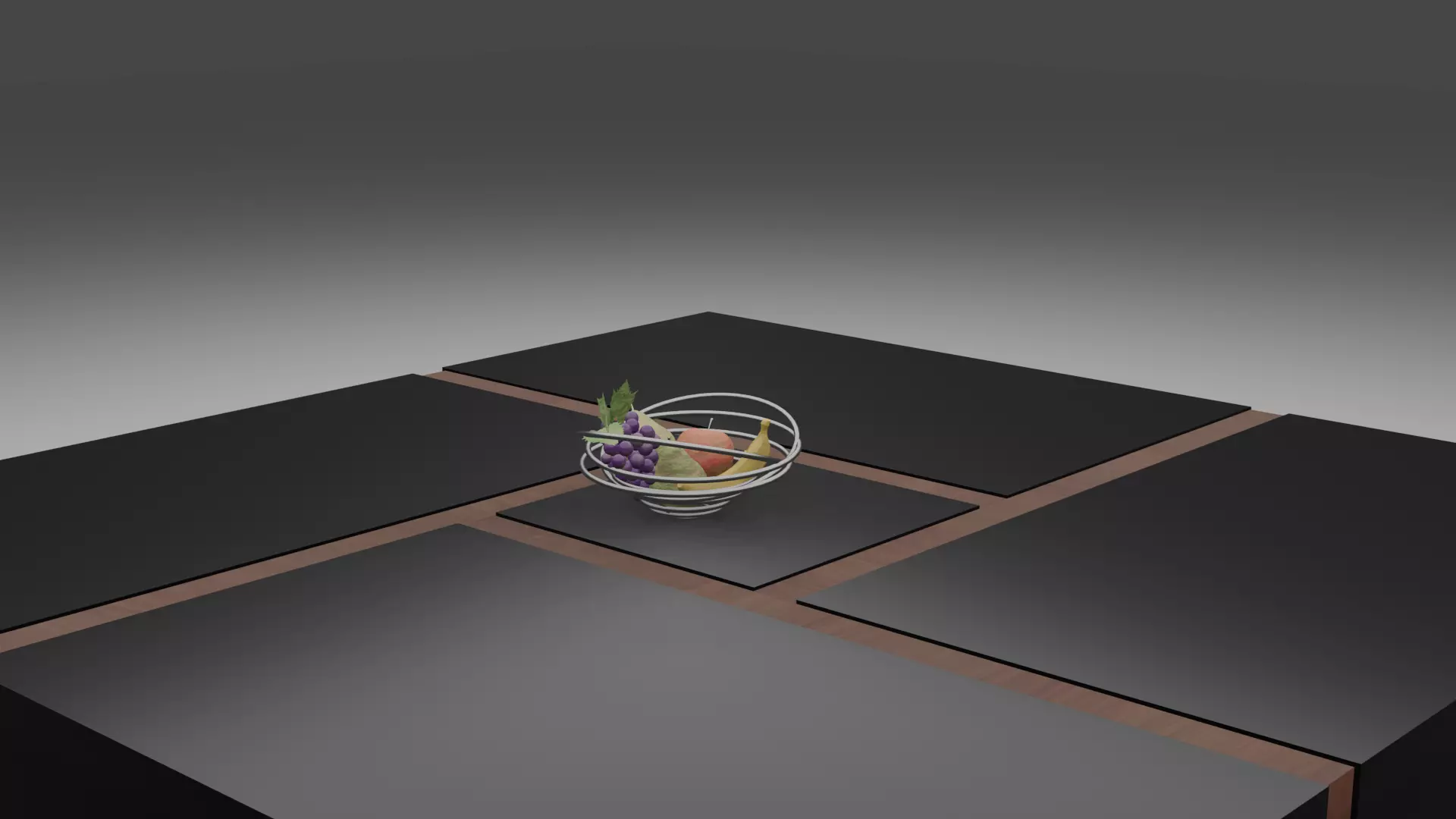 Fancy table 3D model_0
