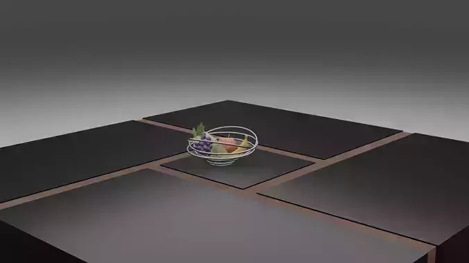 Fancy table 3D model