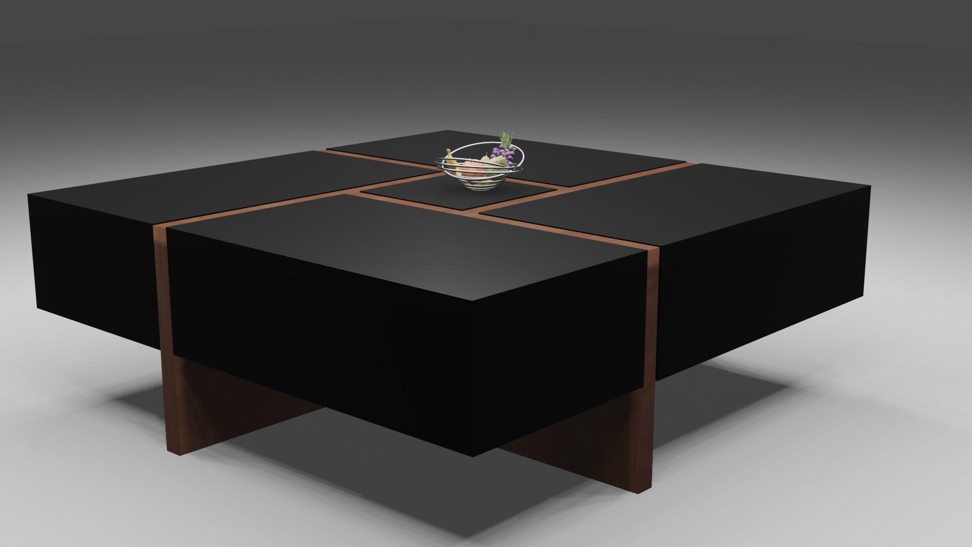 Fancy table 3D model_2