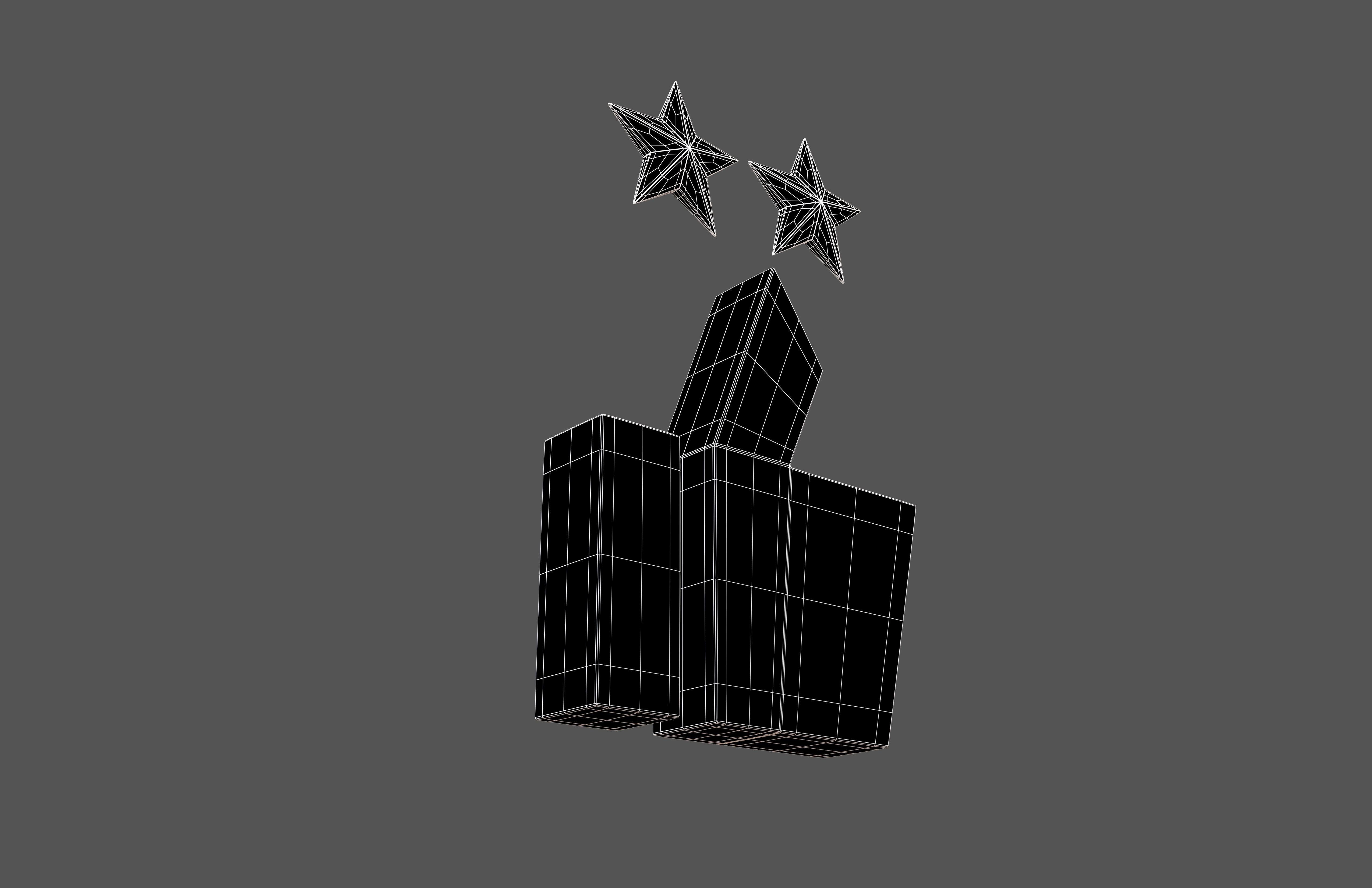 Rating Icon v3 006 Low-poly 3D model_5