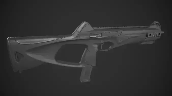 Beretta MX4 Low-poly 3D model