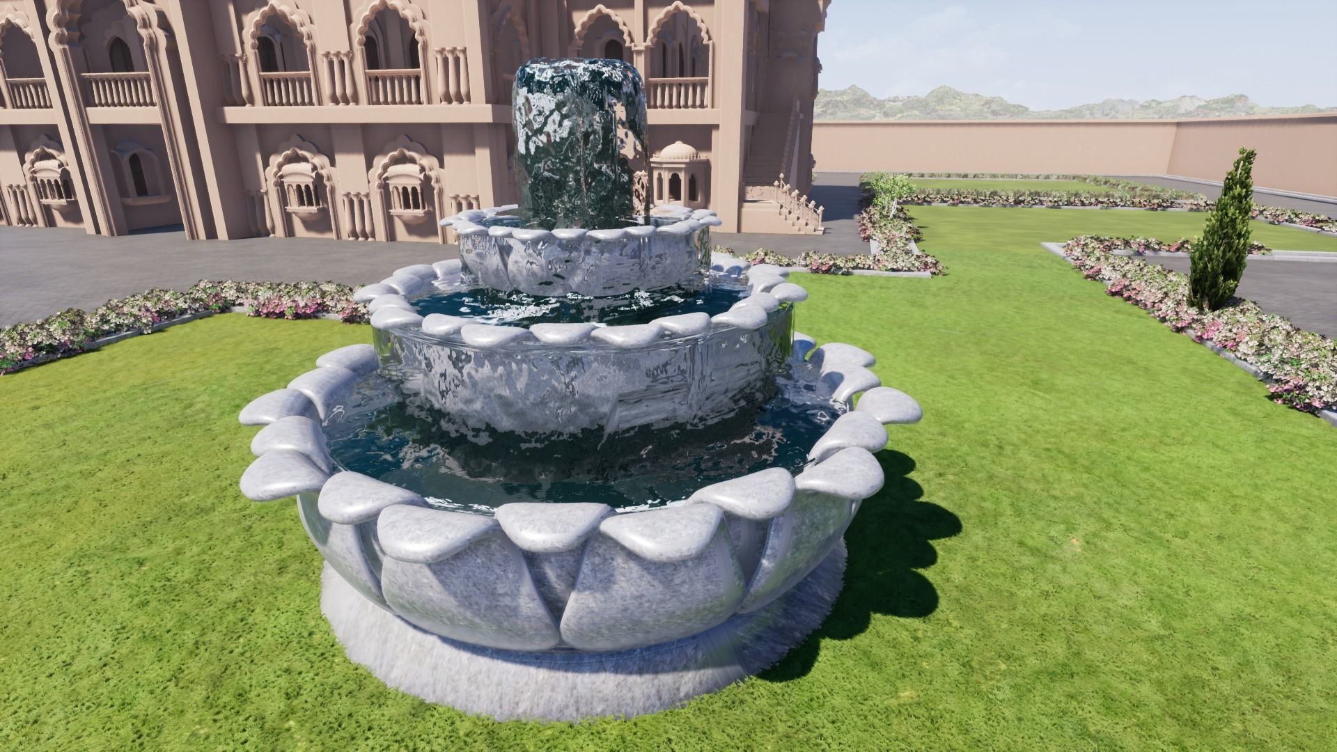 Indian architecture  3D model_5