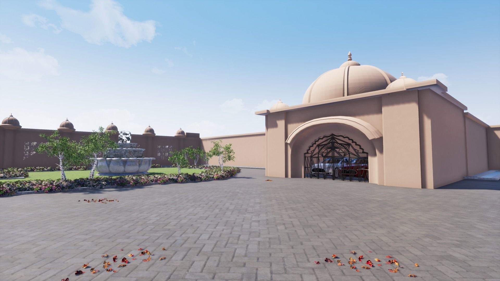 Indian architecture  3D model_8