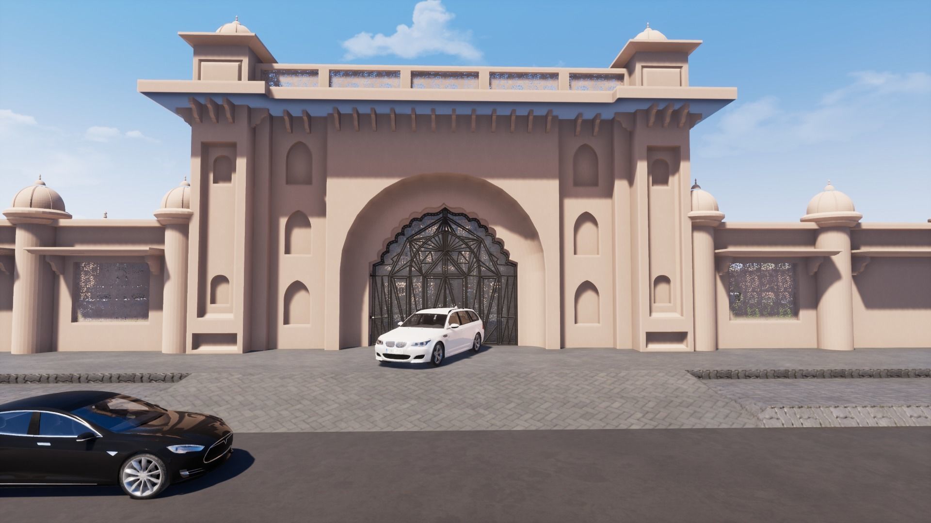 Indian architecture  3D model_3