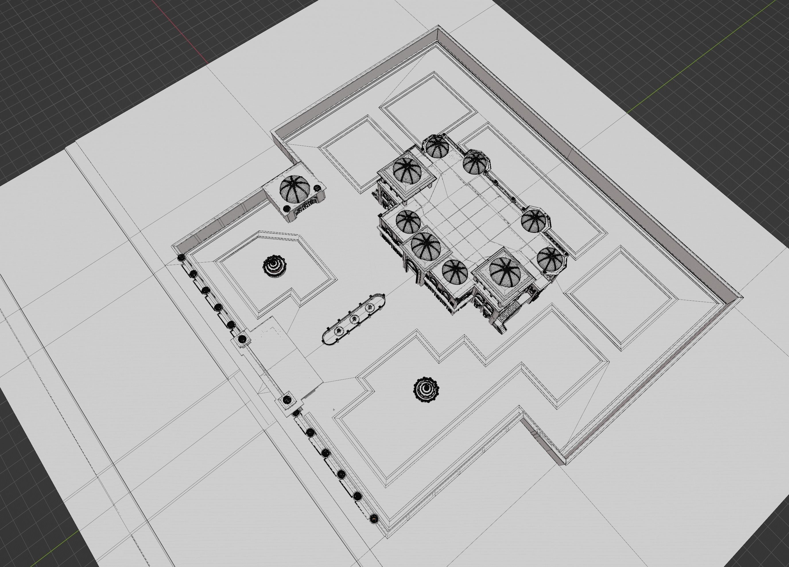 Indian architecture  3D model_16