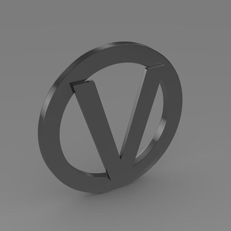 Vortex logo 3D model_5