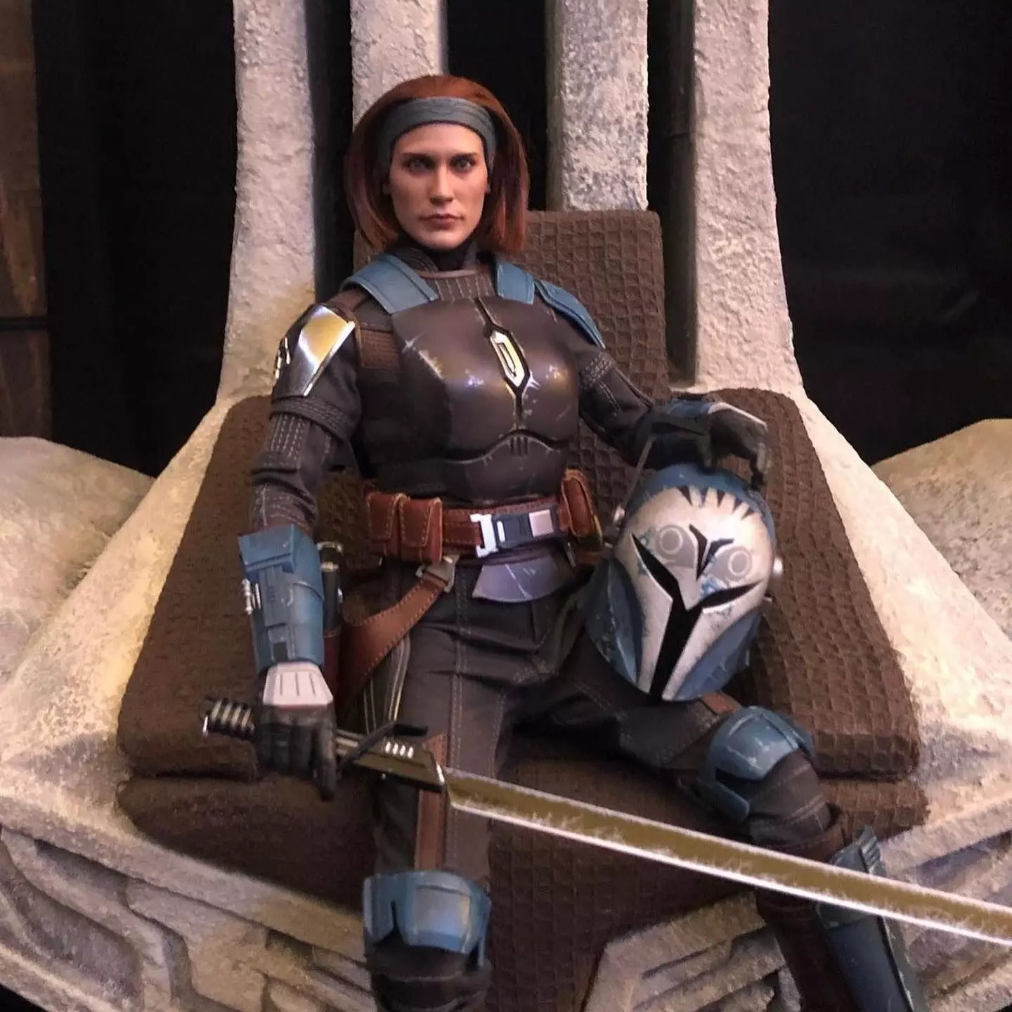 Bo-Katans Throne small 1-12 scale 3D print model_23
