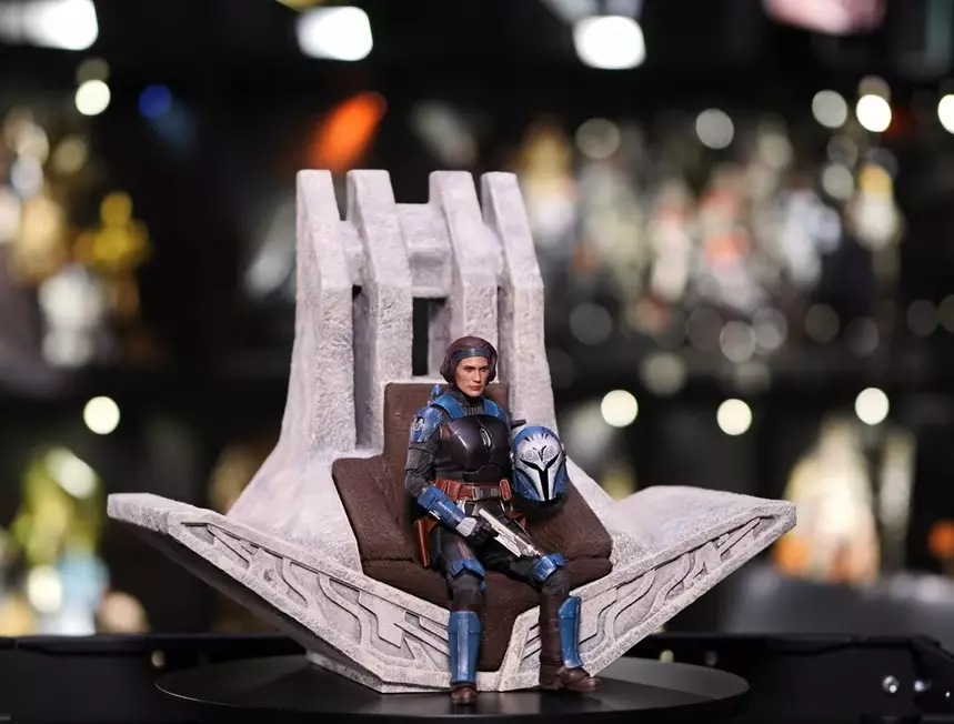 Bo-Katans Throne small 1-12 scale 3D print model_24