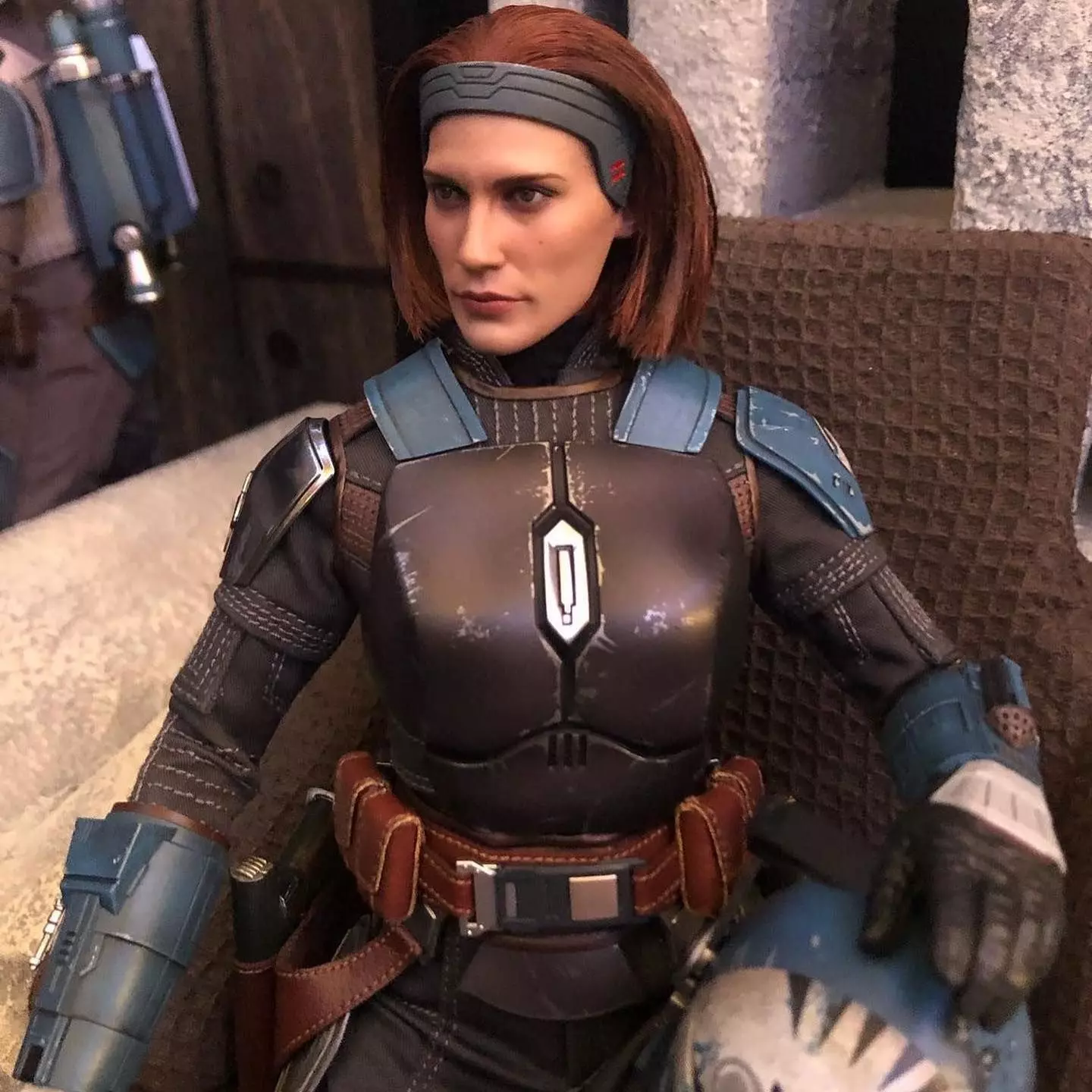 Bo-Katans Throne small 1-18 scale 3D print model_22