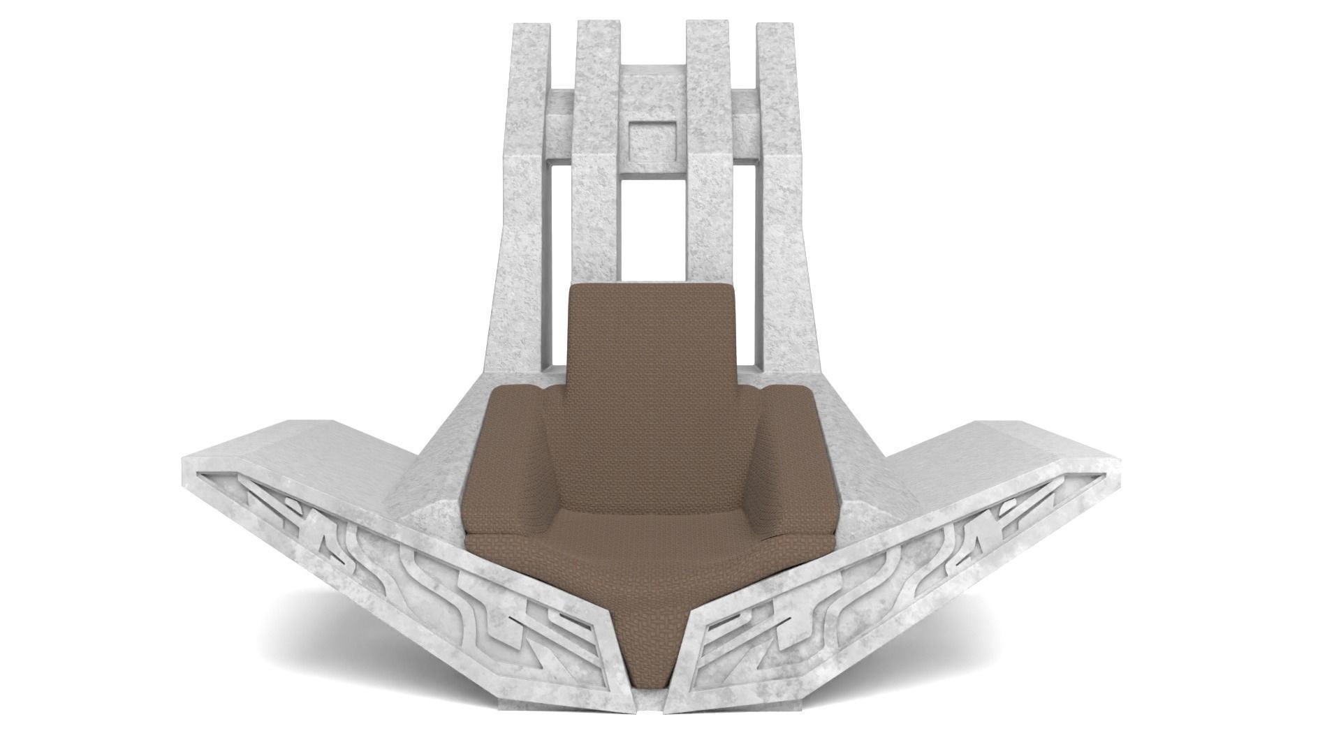 Bo-Katans Throne small 1-18 scale 3D print model_3