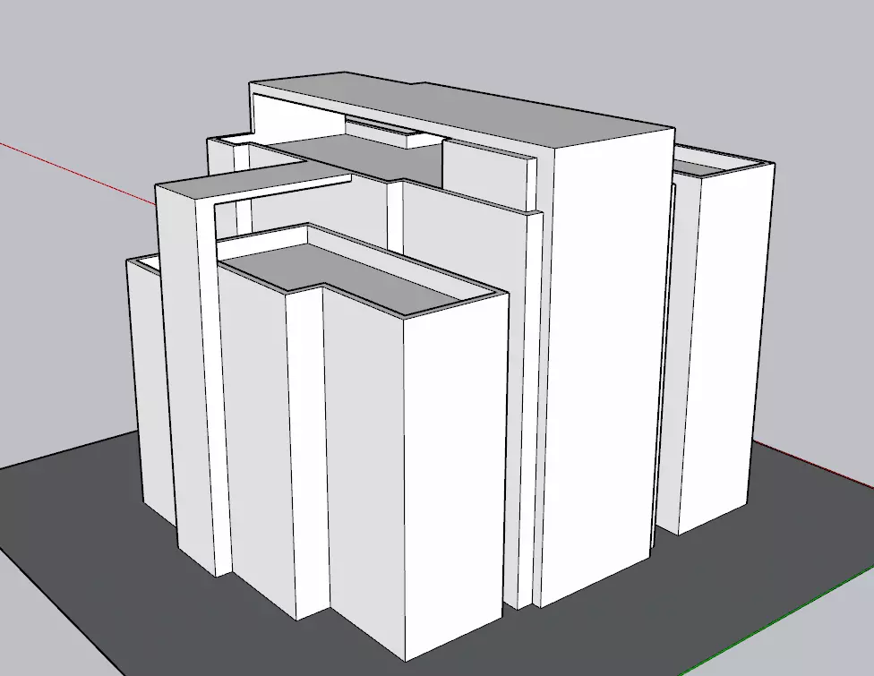 Luxury Coastal Resort Hotel 3D Model 3D model_0