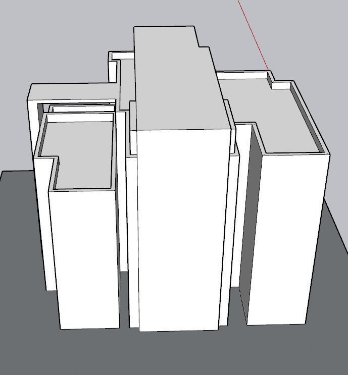 Luxury Coastal Resort Hotel 3D Model 3D model_3