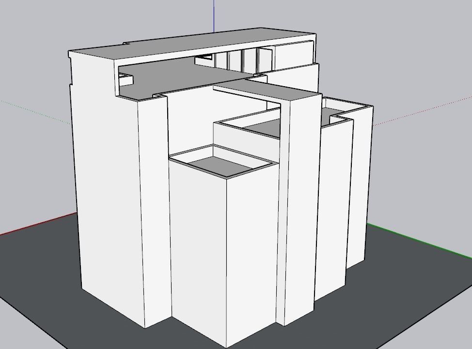 Luxury Coastal Resort Hotel 3D Model 3D model_1