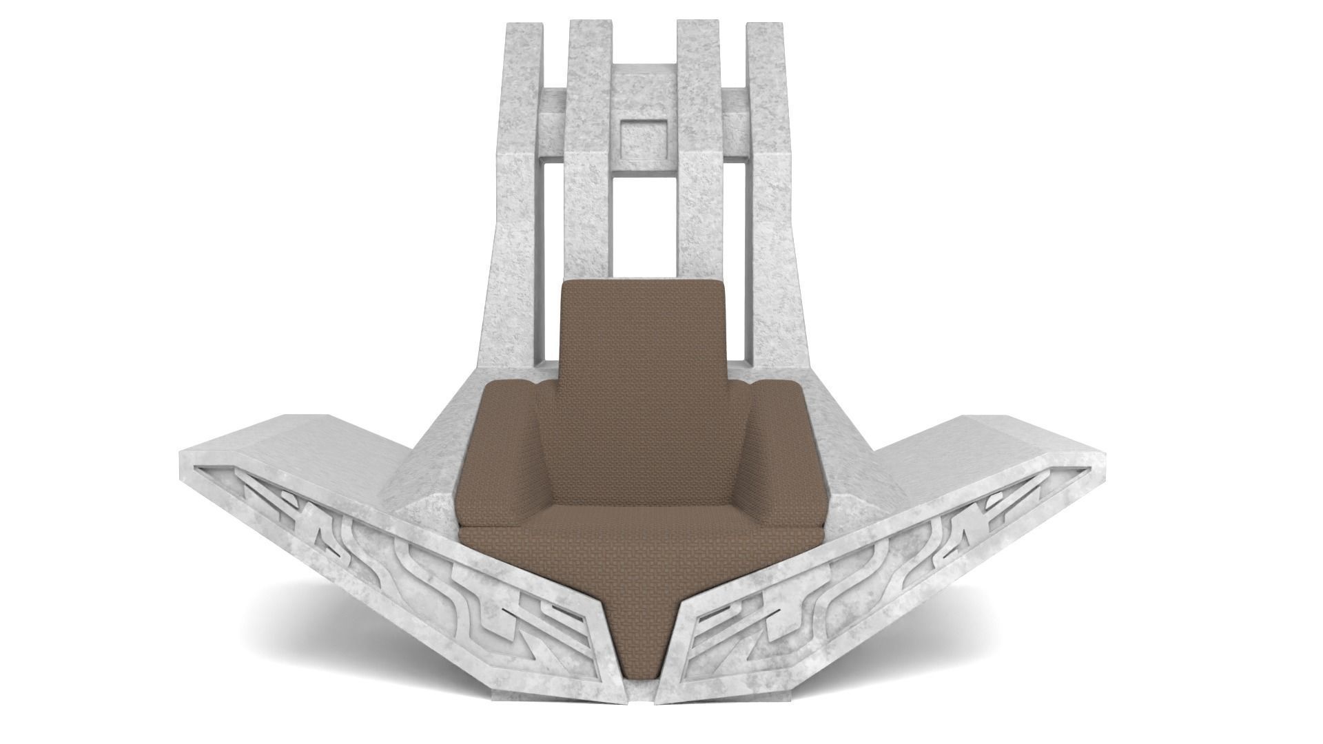 Bo-Katans Throne small 1-6 scale 3D print model_8