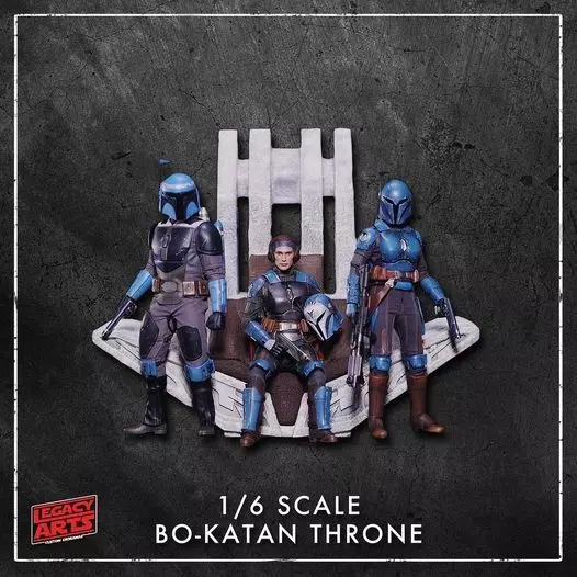 Bo-Katans Throne small 1-6 scale 3D print model_21