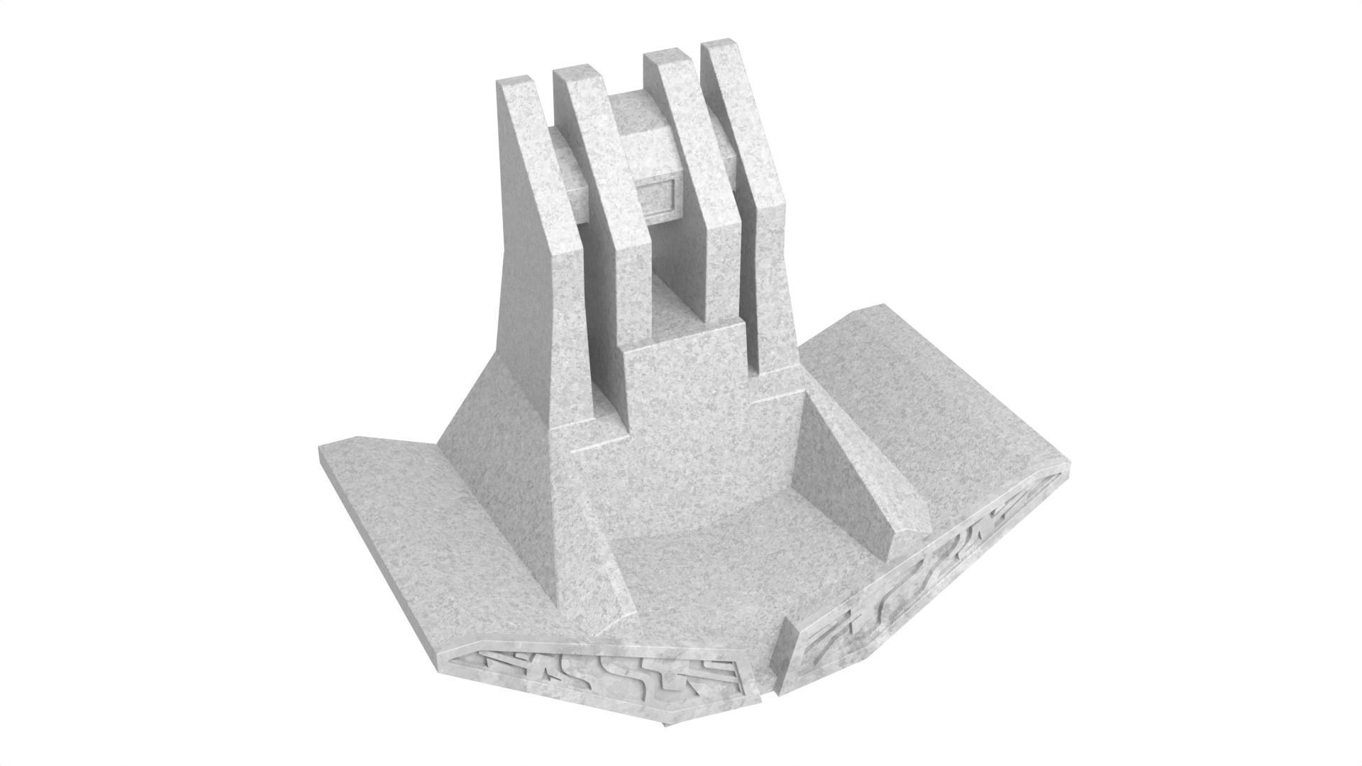 Bo-Katans Throne small 1-6 scale 3D print model_18