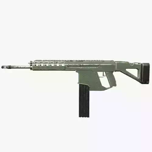 Assault rifle 3D model