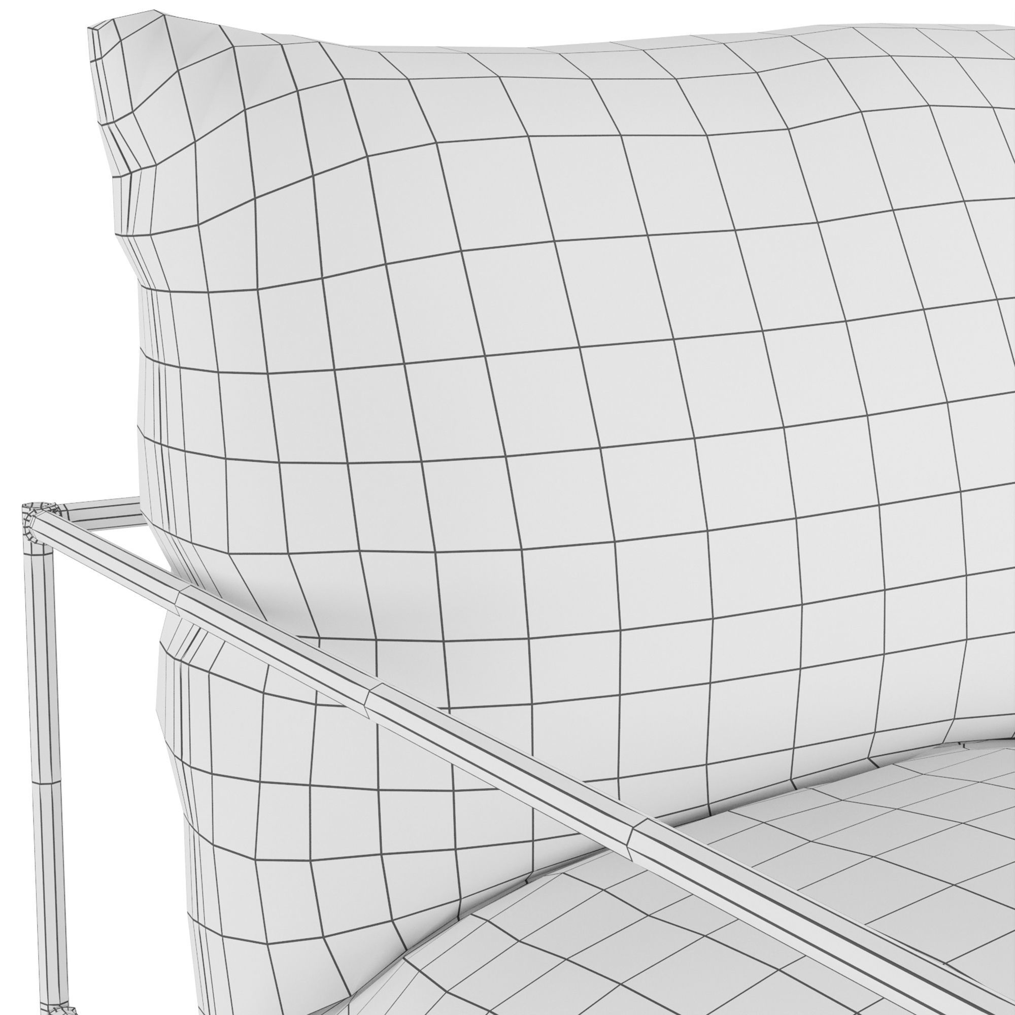 Armchair Cornwall 3D model_6
