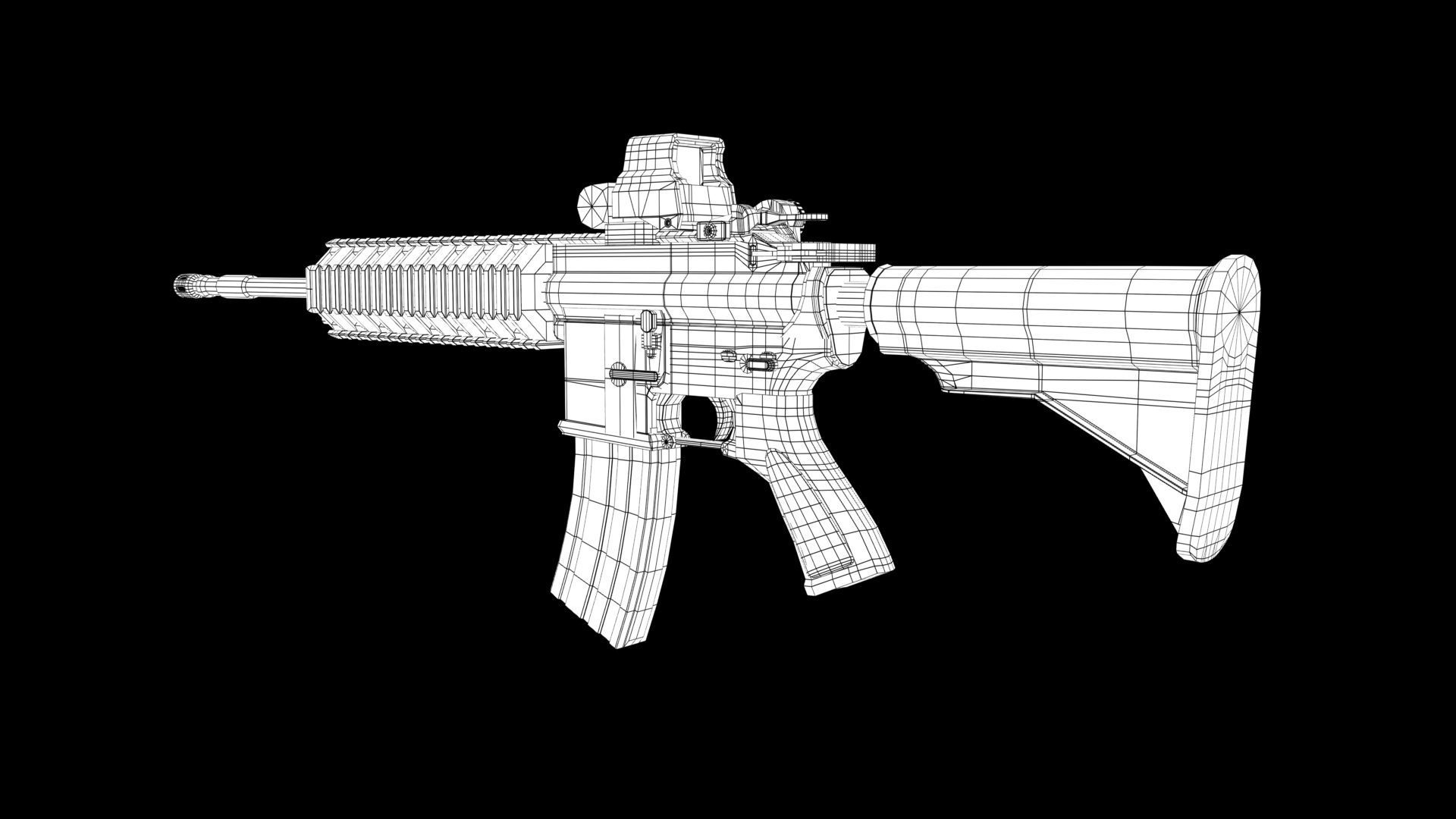 M4 20 3D model_10