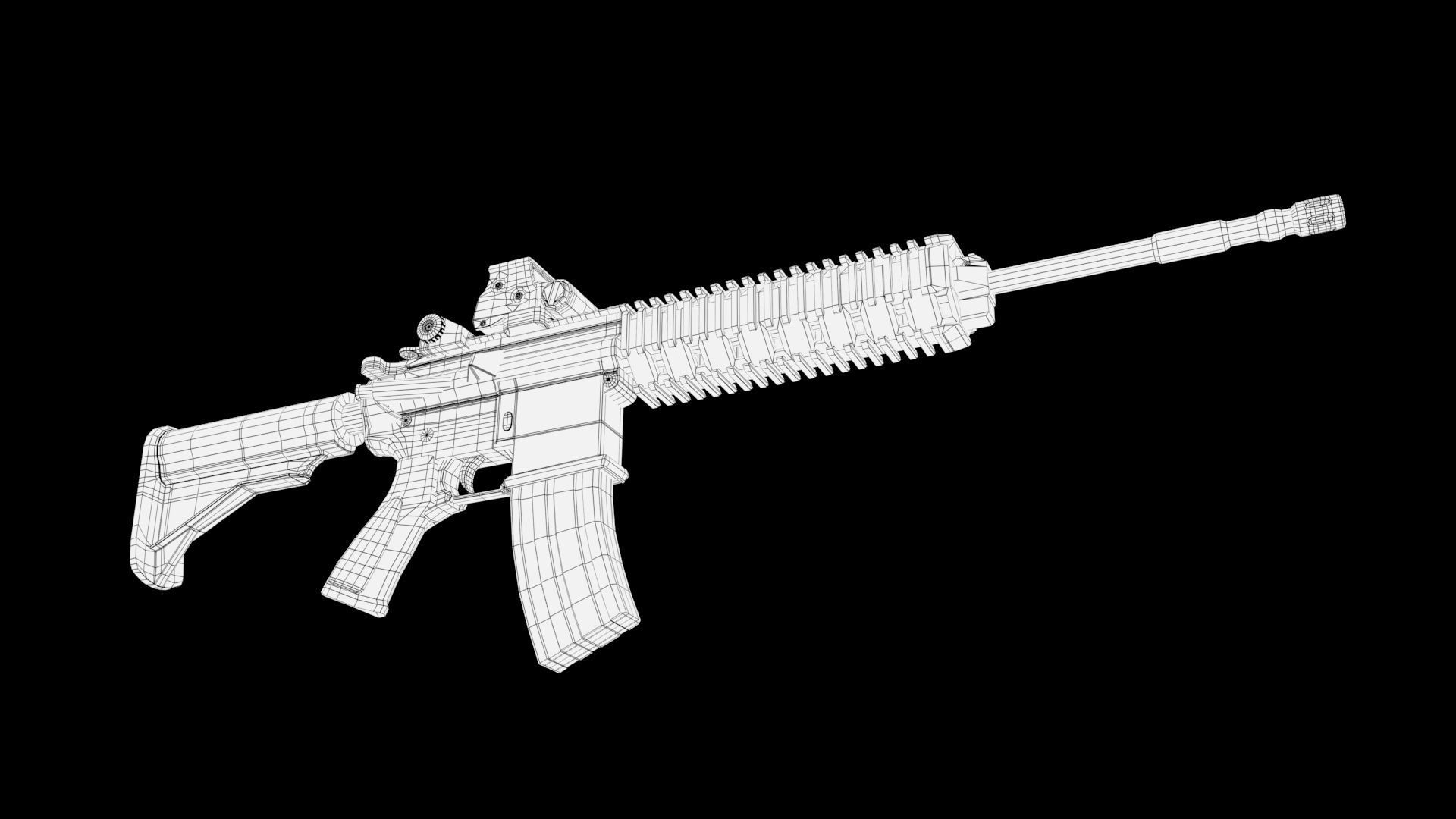 M4 20 3D model_8