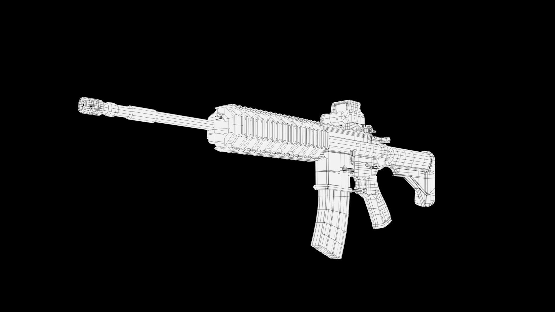 M4 20 3D model_7