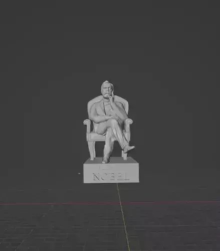 Alfred Nobel 3D print model